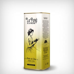 Lata aceite de oliva extra la para de la mestra
